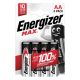 Energizer Max AA / E91-batterier (4 st. blisterförpackning)