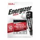Energizer Max AAA / E92-batterier (4 st blisterförpackning)