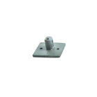 Plastfot för Monopost, grå