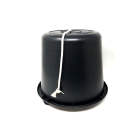 Hink med snöre och krok för klibbfälla