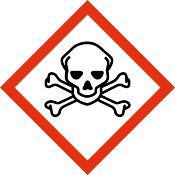 GHS-klistermärke Mycket giftigt 1 st. 10 x 10 cm