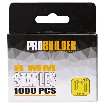 KLÄMMOR NR 13 8MM 1000 ST