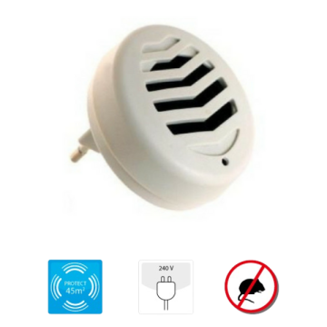 Mus ultralydsskræmmer - 45m2
