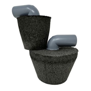 Rörkoppling för rökblåsare