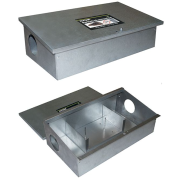 Råttgiftslåda med skruv (utan innehåll)