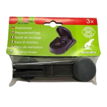 Råttstopp råttfälla 3 x Lockmedel refill