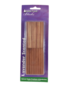 Cederblock 4 st. (lavendel)