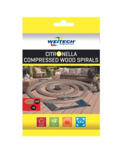 Citronella tr&aelig;spiral myggeskr&aelig;mmer - 10 stk.
