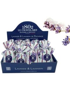 Duftpose med lavendel 18g (25 stk. i box) | Le Chatelard 1802